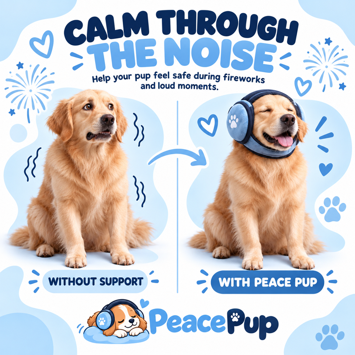 PeacePup™ Calming Earmuffs